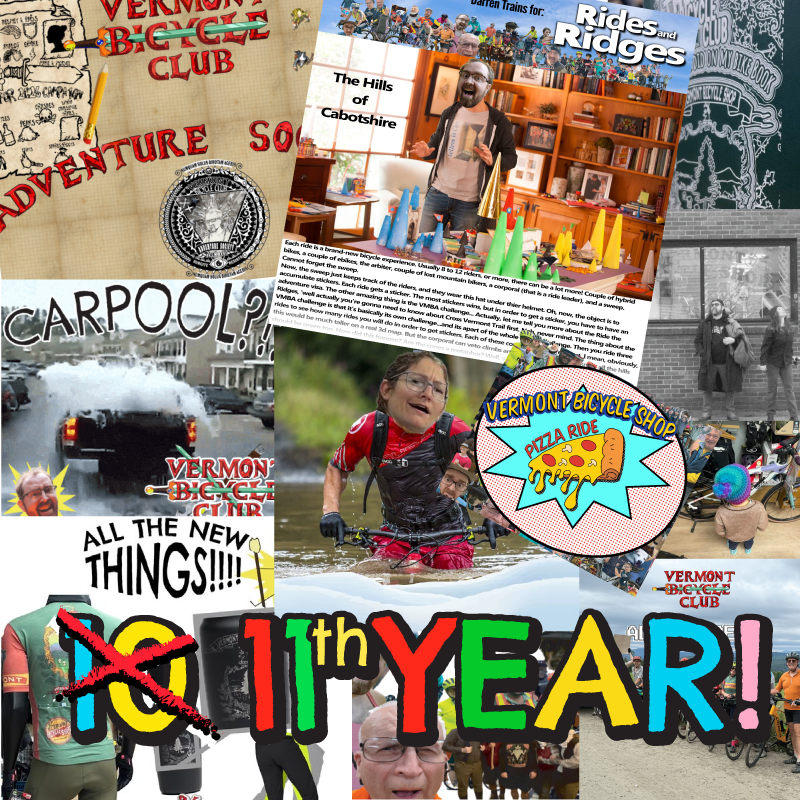 Vermont Bicycle Shop Anniversary!!