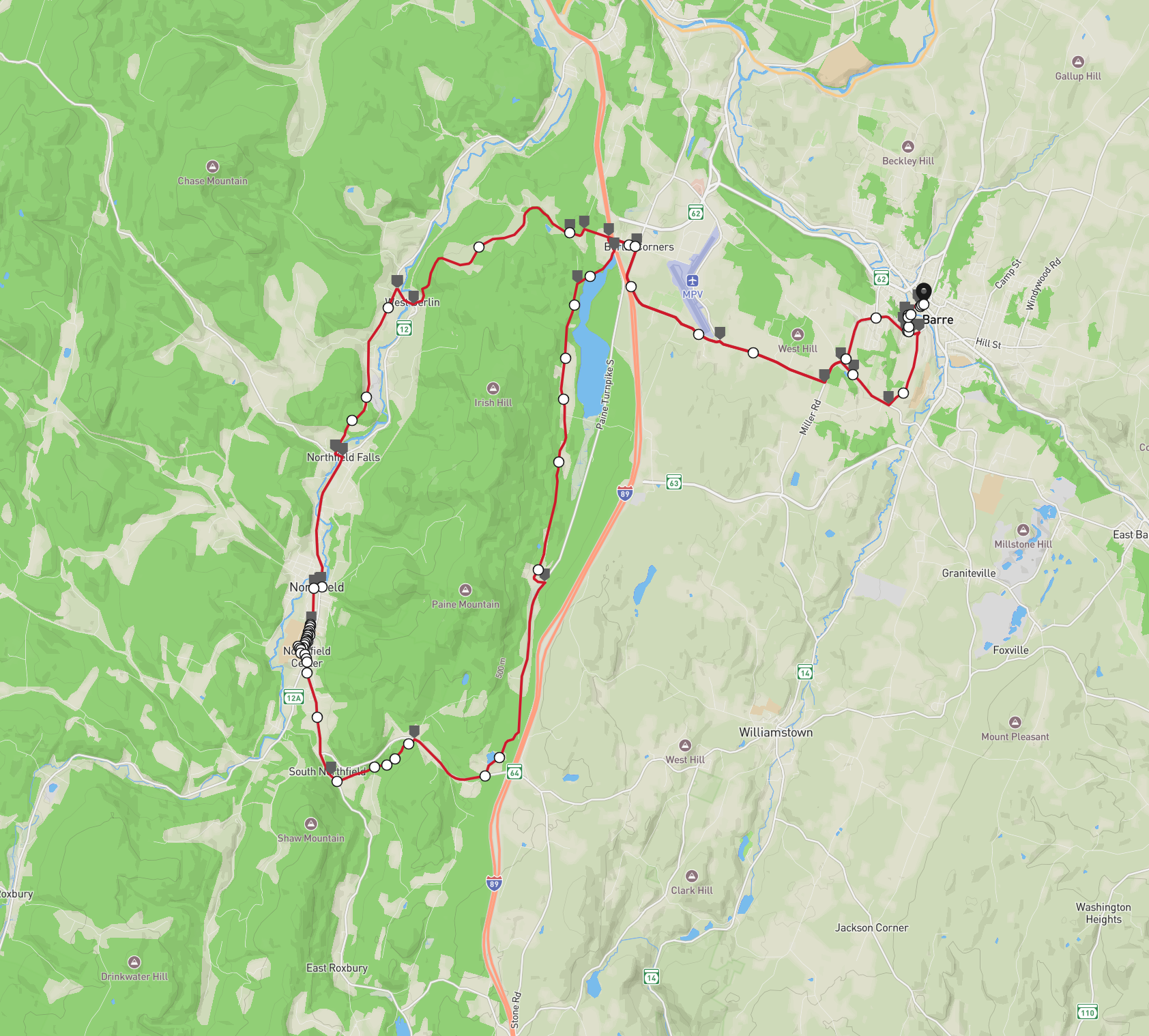 Bike route map visible at https://www.trekbikes.com/us/en_US/ride-club/route/b62aa6a6-6c74-417a-8c2f-eda44515ec22/