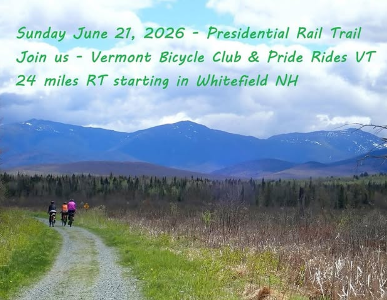 The Presidential Rail Trail Group Ride