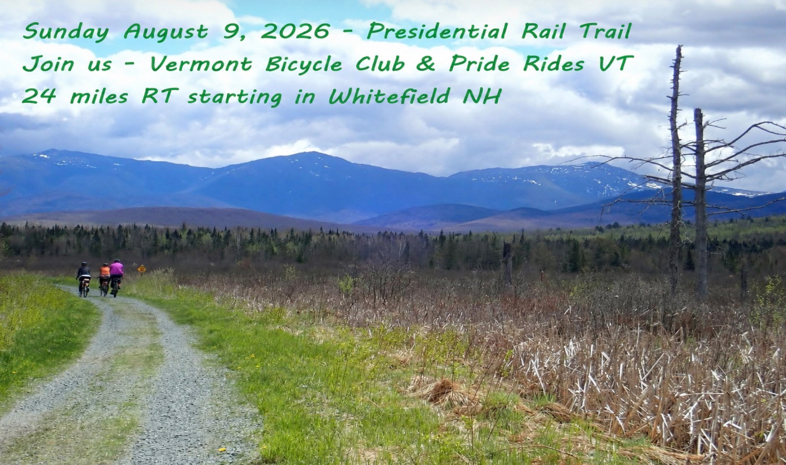 Pride Rides Presidential Rail Trail Ride