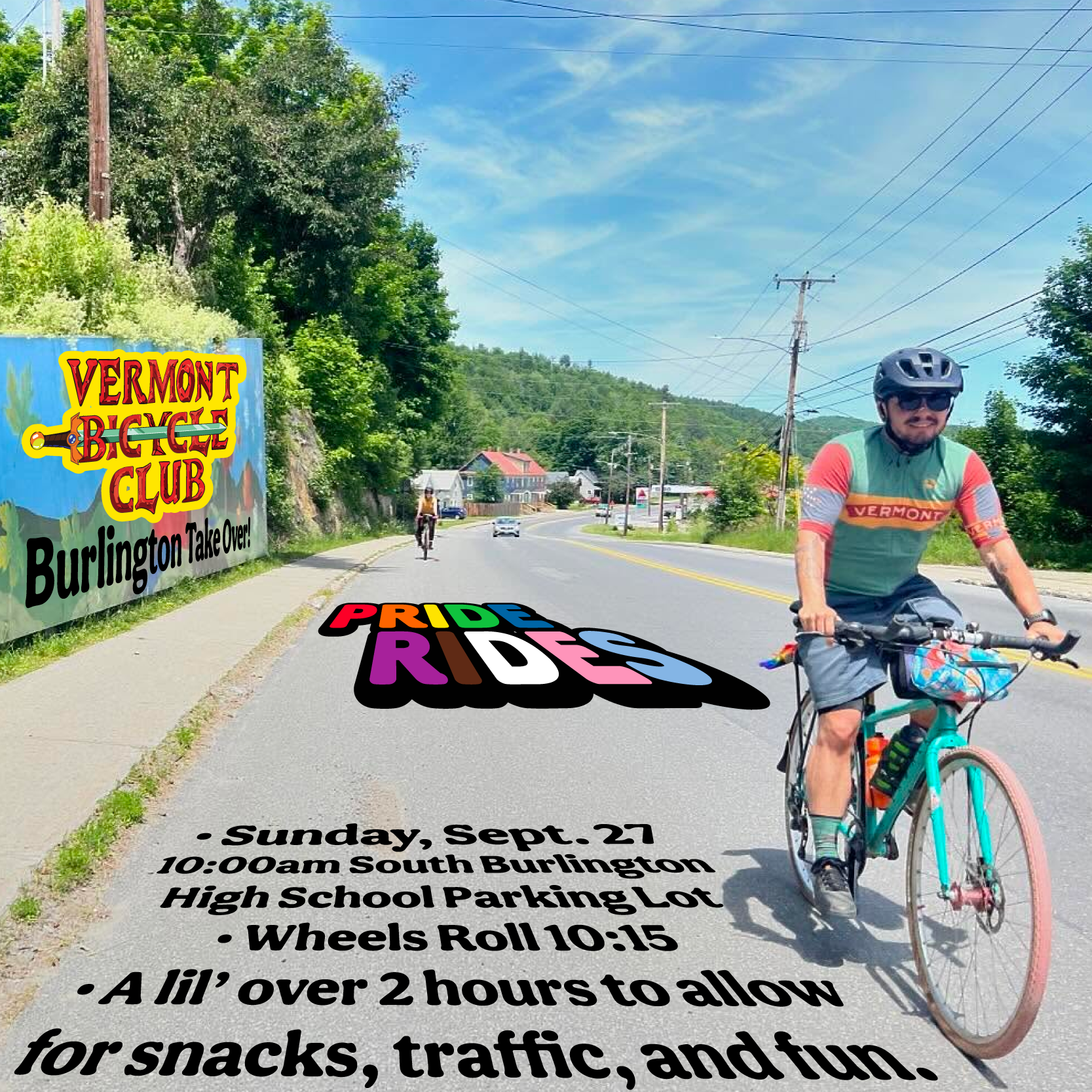 Vermont Bicycle Club Adventures with Pride Rides!
